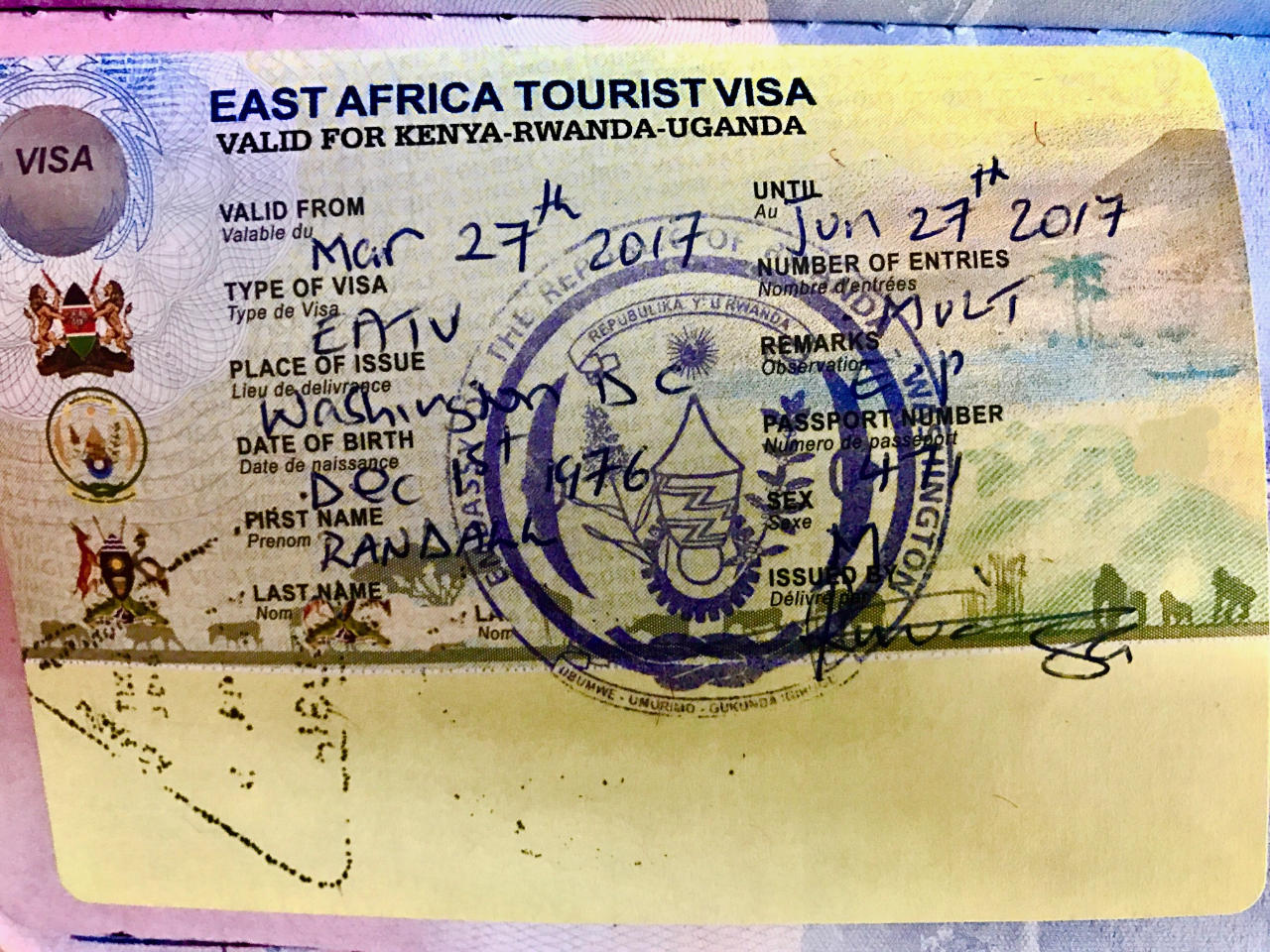 Tourist visa